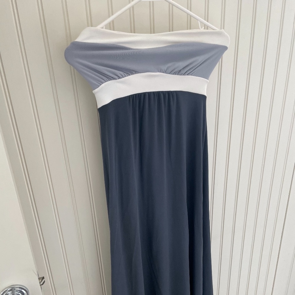 Susana Monaco Strapless Maxi Dress with open back